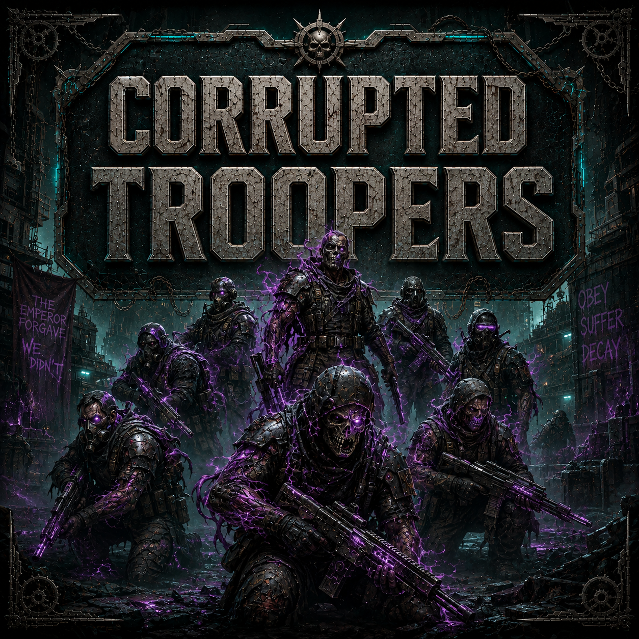 Corrupted Sci-Fi Human Soldiers