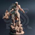Aboro-Ko Cleric of Tears Elemi cleric fighter paladin miniature by DM Stash, resin printed ocean warrior NPC for fantasy tabletop RPGs.