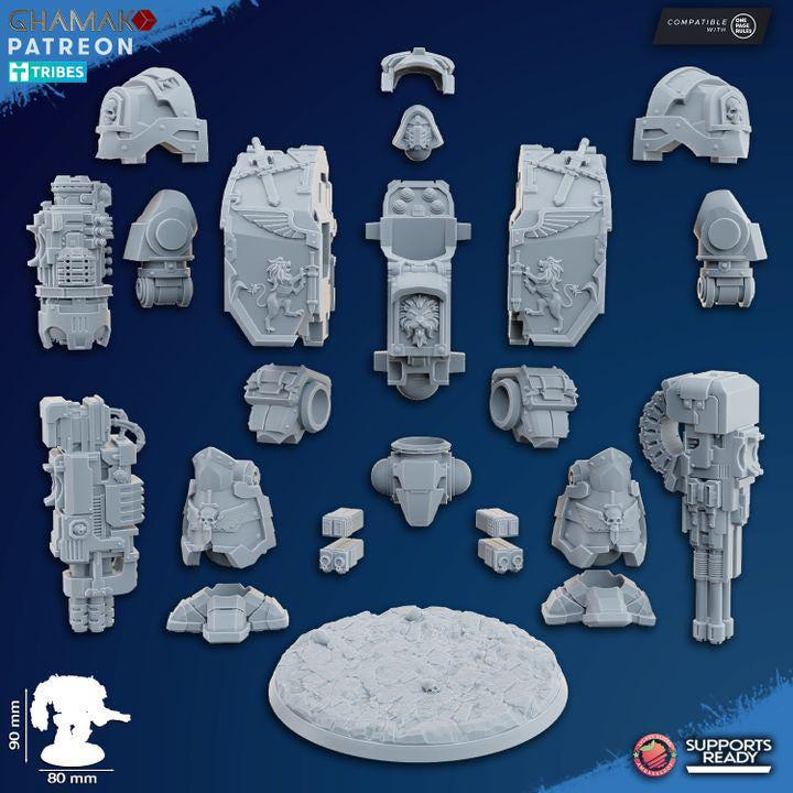 Wargame Grimdark Dread robot Proxy by Ghamak