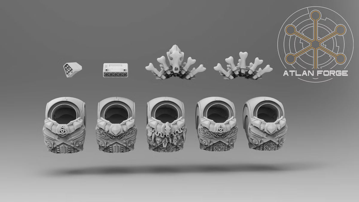 Modular components for the Asgardian Assault Einherjar squad