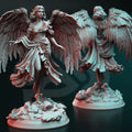 Cesedra The Great Love celestial cleric sorcerer miniature by DM Stash, resin printed winged angel NPC for fantasy tabletop RPG campaigns.