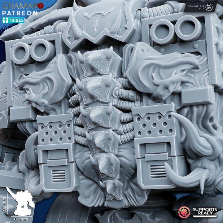 Cursed Dread Robot proxy backpack by Ghamak