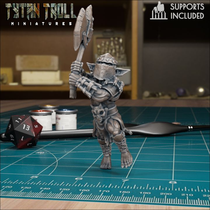 Invasores Goblin - 12 Miniaturas - Ejército Goblin Preensamblado - Minis de Wargaming, RPG y TTRPG de Fantasía