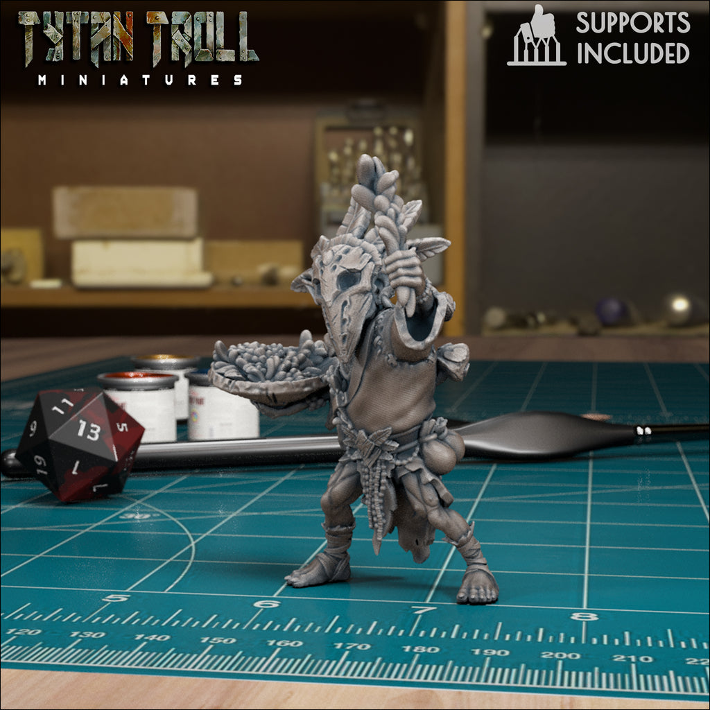 Invasores Goblin - 12 Miniaturas - Ejército Goblin Preensamblado - Minis de Wargaming, RPG y TTRPG de Fantasía