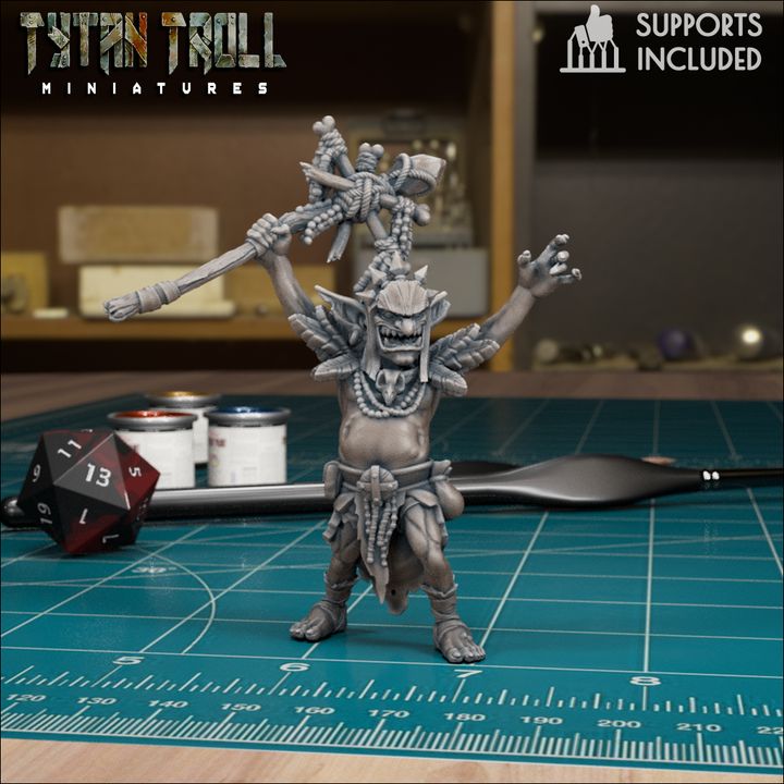 Invasores Goblin - 12 Miniaturas - Ejército Goblin Preensamblado - Minis de Wargaming, RPG y TTRPG de Fantasía