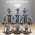 GrimGuard Jungle Fighters 10-man sci-fi squad by StationForge