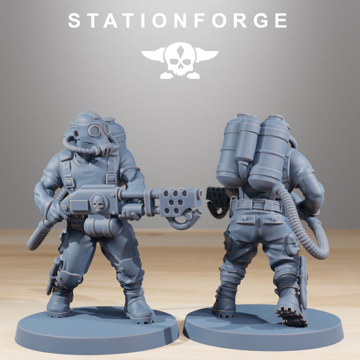 GrimGuard Jungle Fighters with grenades and heavy weapons
