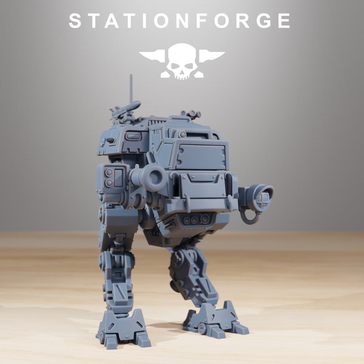 GrimGuard Walker Mk1 sci-fi combat walker by StationForge