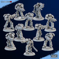Imperator's Militum Rifle 32mm resin miniature squad by Ghamak