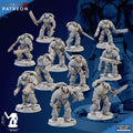 Imperator's Assault Militum 32mm resin miniature squad by Ghamak