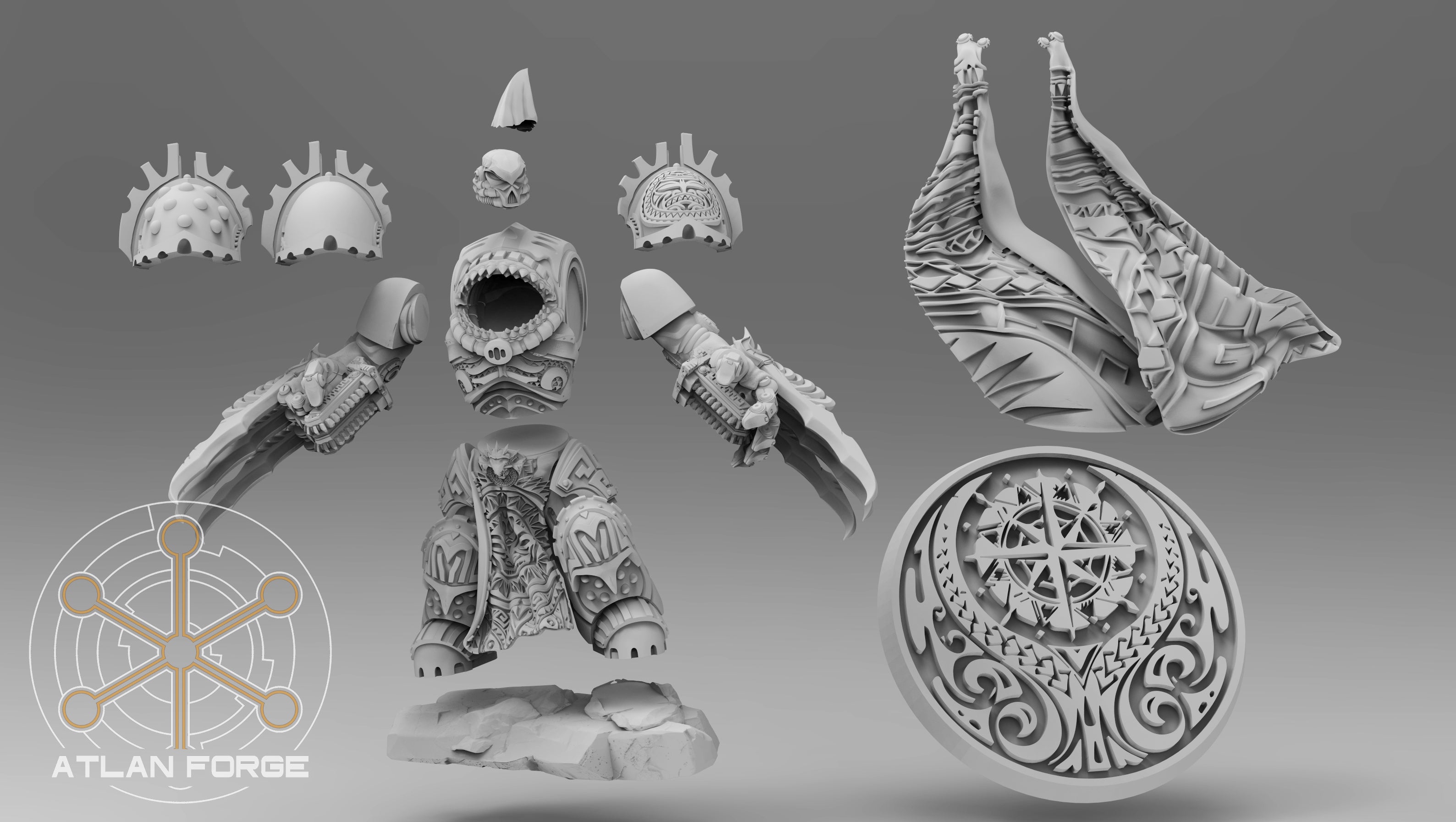 Space Shark Lord bits by Atlan Forge