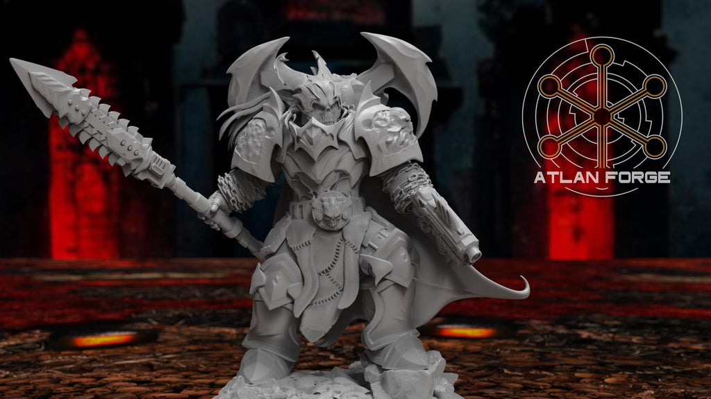 Nakramoroi Vampire Knights Captain designed by Atlan Forge, front view showing key details.