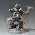 Nesbit Prospective Potioneer dwarf alchemist artificer miniature by DM Stash, resin printed fantasy RPG student NPC with potions.