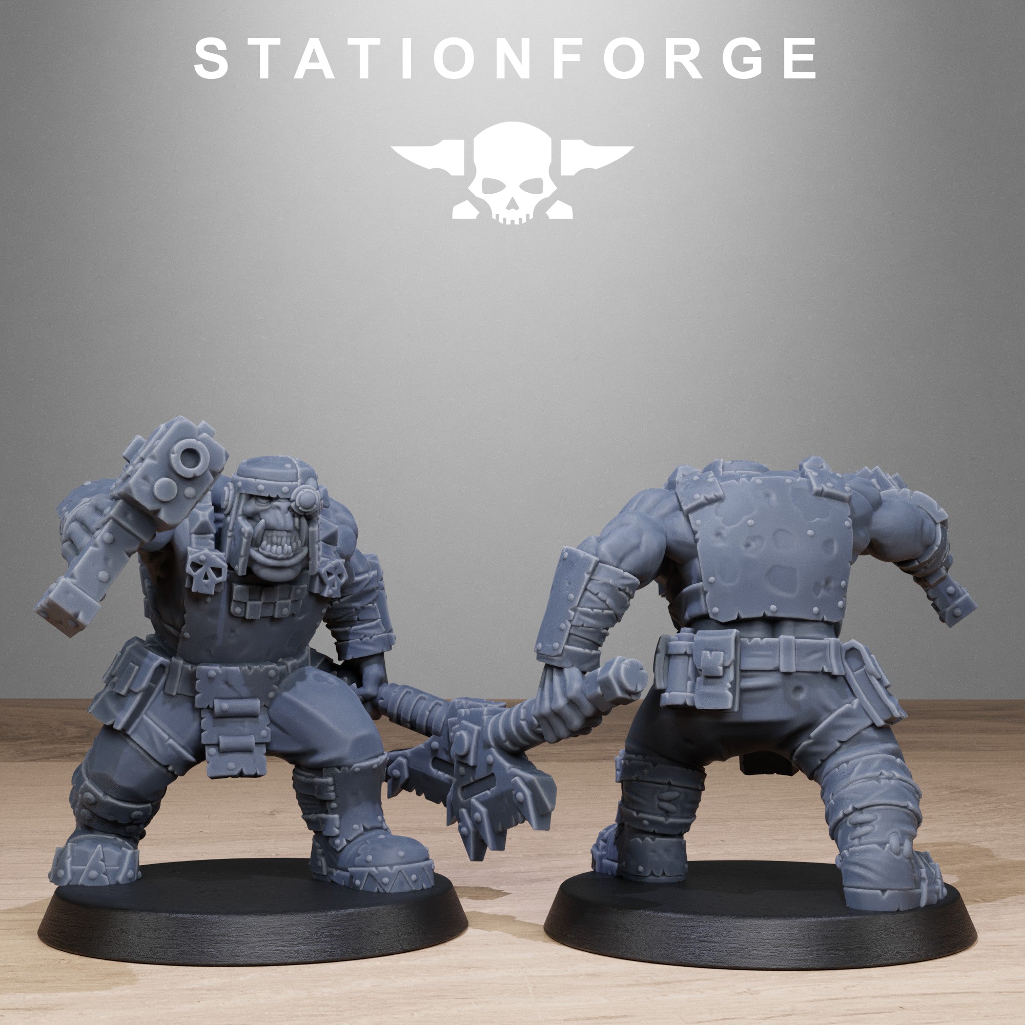 Orkaz Bros Infantry | Sci-Fi Orc Squad | Station Forge