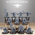 Orkaz Gobs Infantry 11-model sci-fi greenskin squad by Station Forge