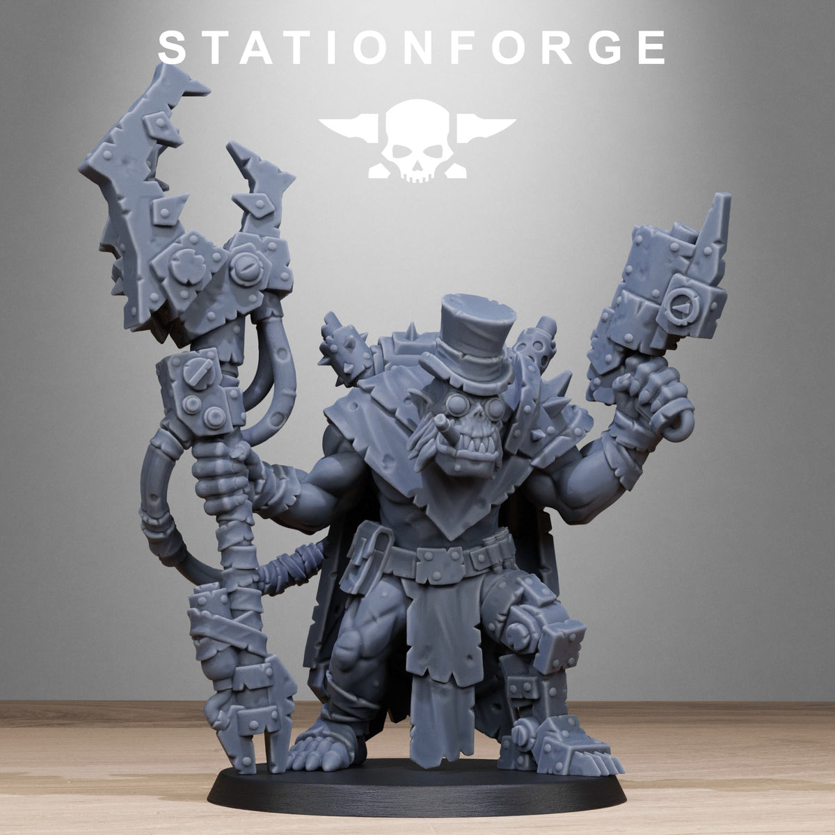 Orkaz Madman alternate head build by Station Forge