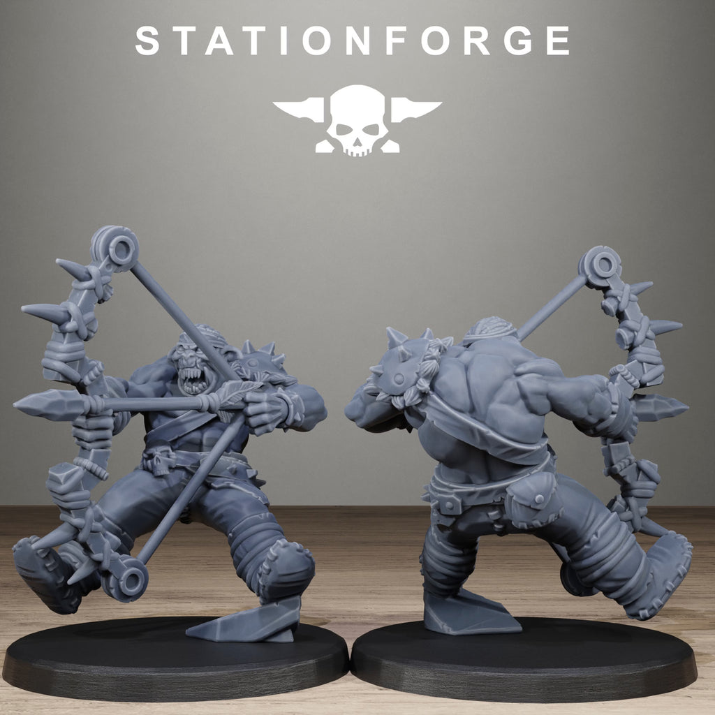 Orkaz Wild Squad infantry miniature close-up, model 2