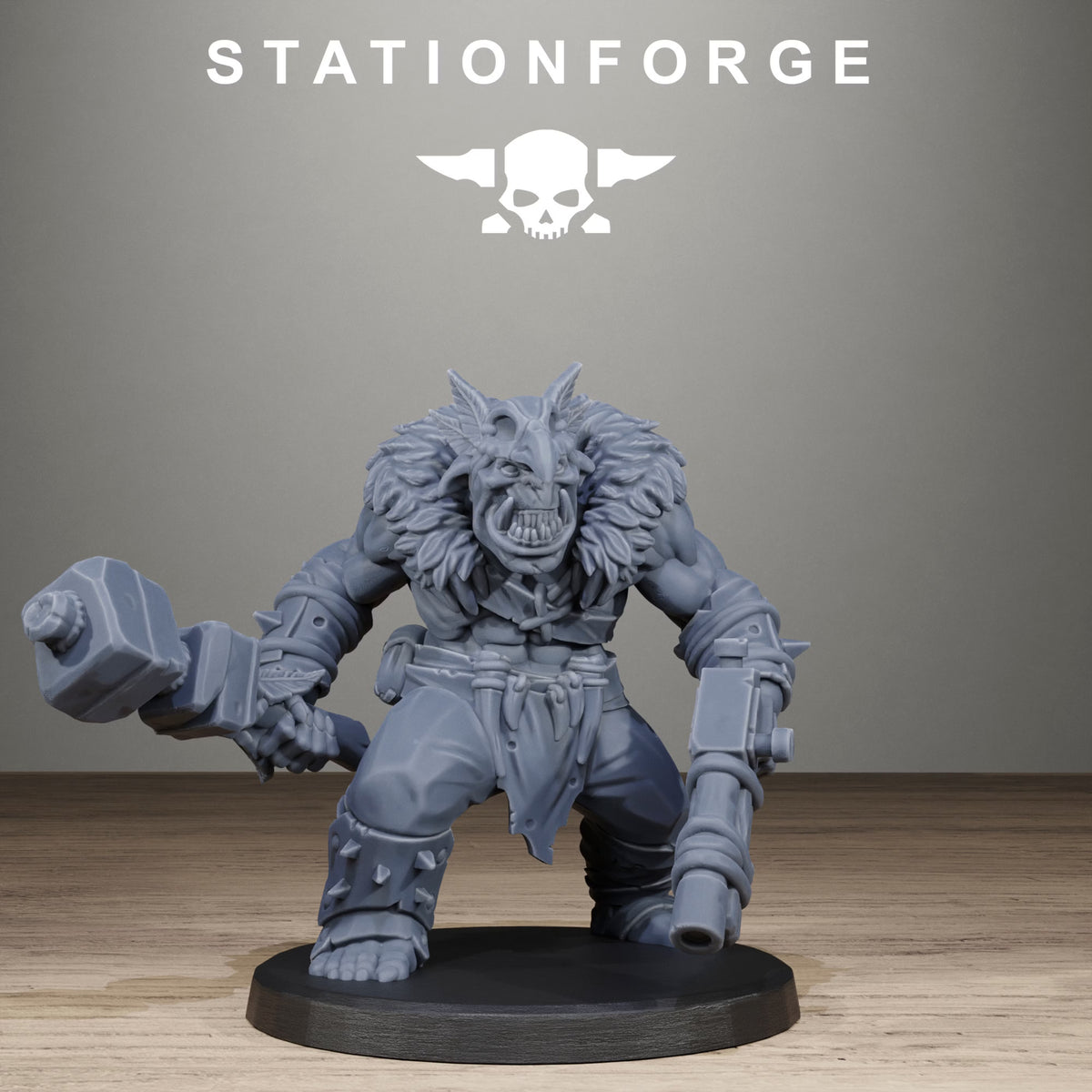 Orkaz Wild Squad infantry miniature close-up, model 3