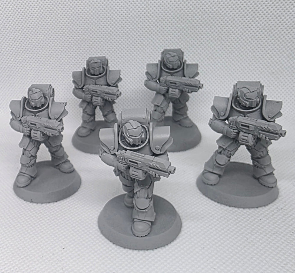 Socratis Riflemen created through Station Forge modular bits, preassembled by CeeForge