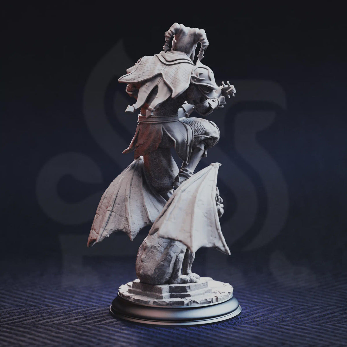 Alternate view of The Travelling Jack dark fantasy villain miniature by DM Stash.