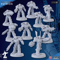Vengeful Angel Militum 32mm resin miniature squad by Ghamak