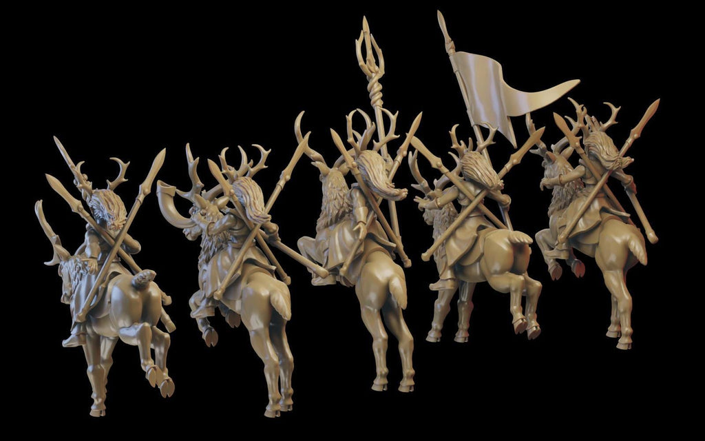 Deer Cavalry (Female) - Sylvan Elves - Ilhadiel