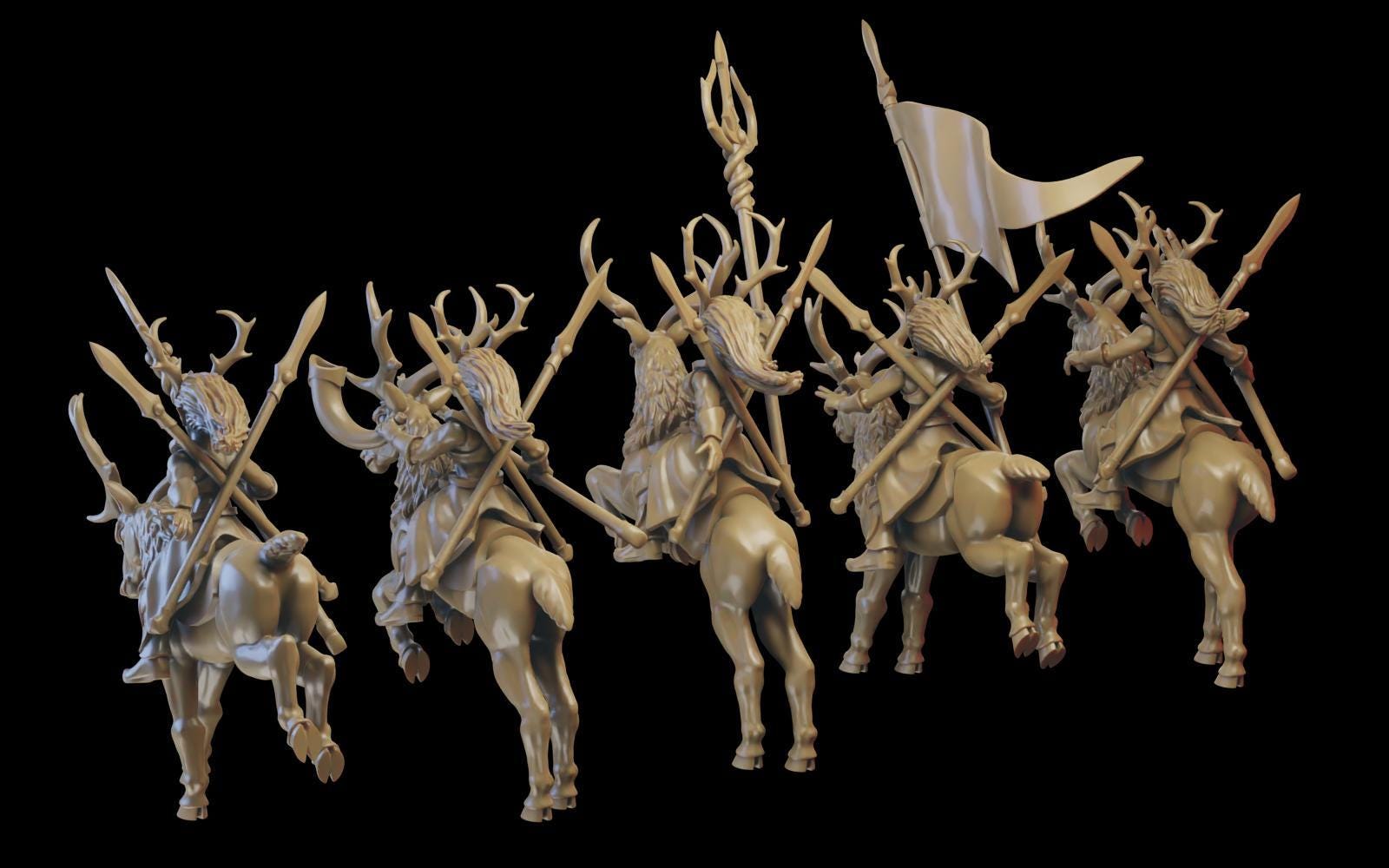 Deer Cavalry (Female) - Sylvan Elves - Ilhadiel