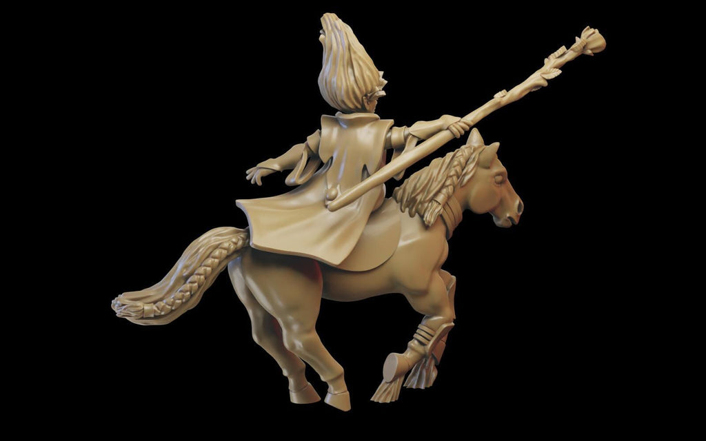 Mounted Mage - Sylvan Elves - Ilhadiel