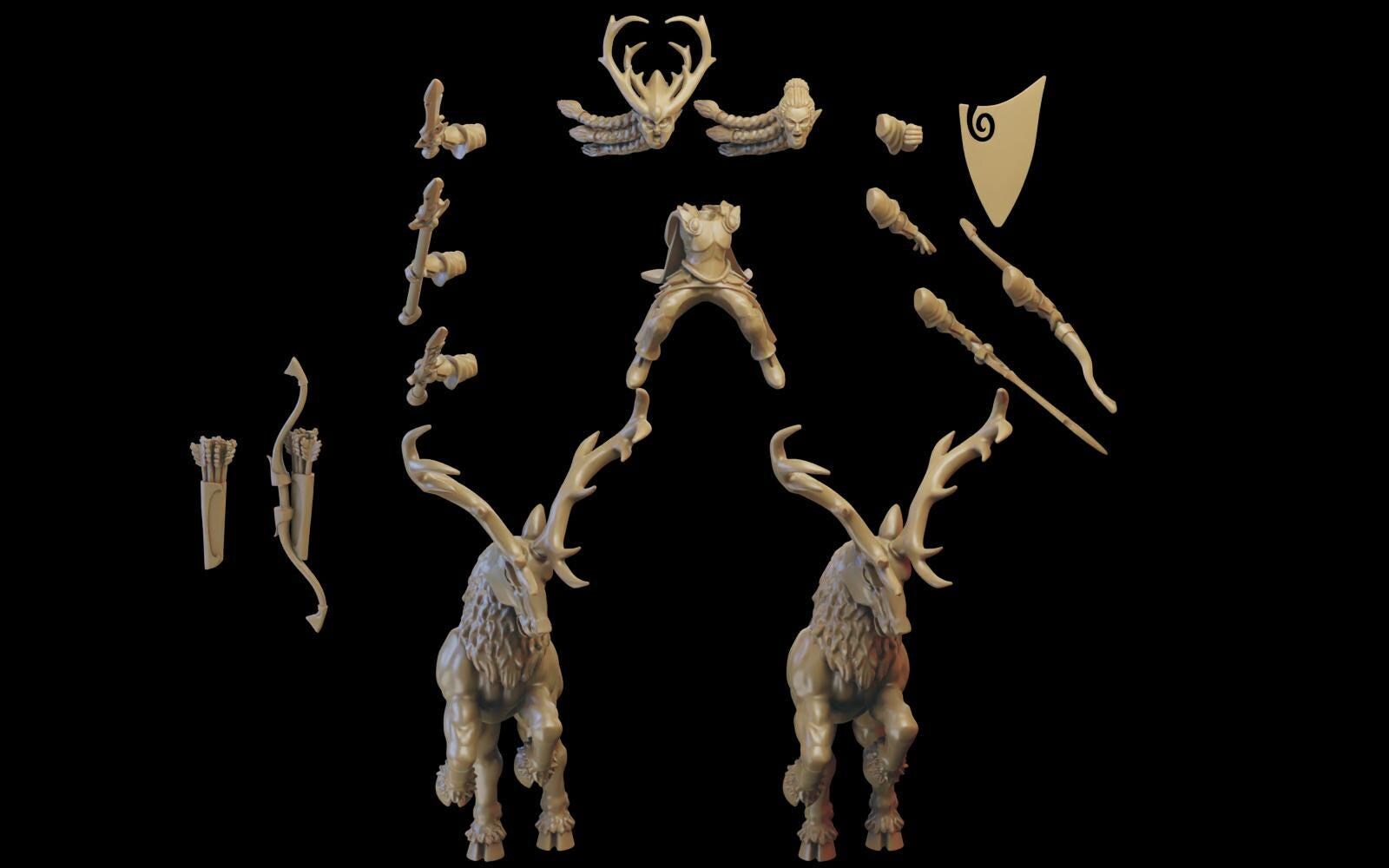 Great Stag - Sylvan Elves - Ilhadiel