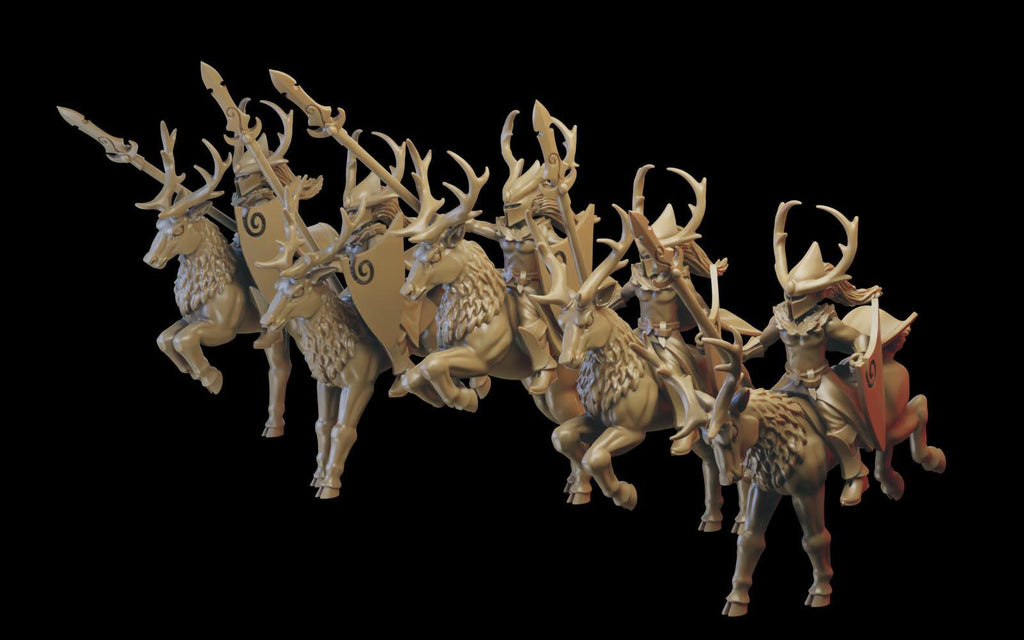 Deer Cavalry (Male) - Sylvan Elves - Ilhadiel