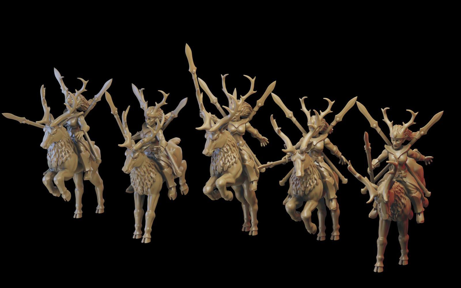 Deer Cavalry (Female) - Sylvan Elves - Ilhadiel