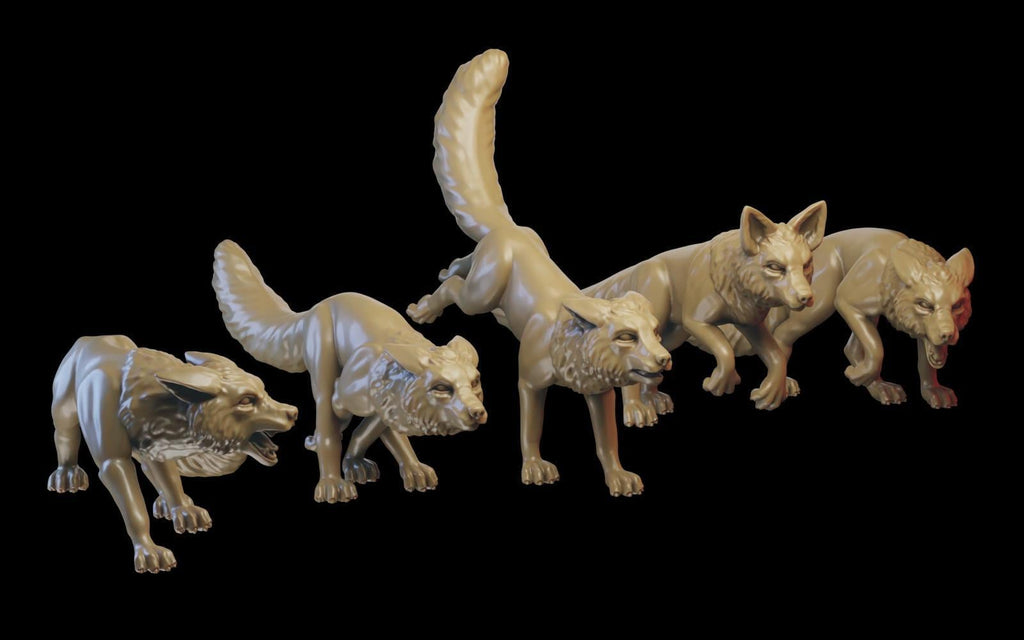 Foxes - Sylvan Elves - Ilhadiel