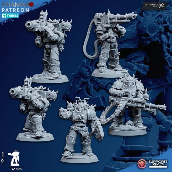 Traitor Desolators - Squad of 5 - GHAMAK