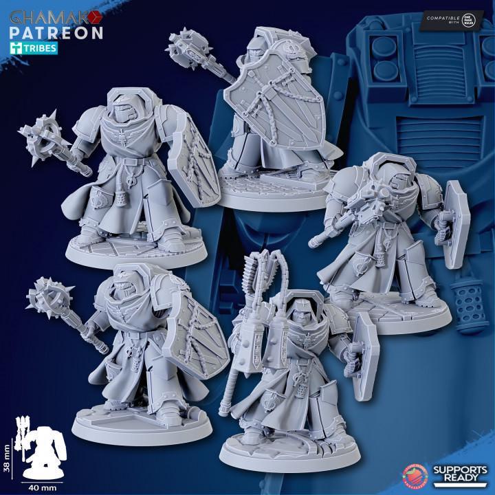 Crusaders of Death - 5 Mann Trupp - GHAMAK