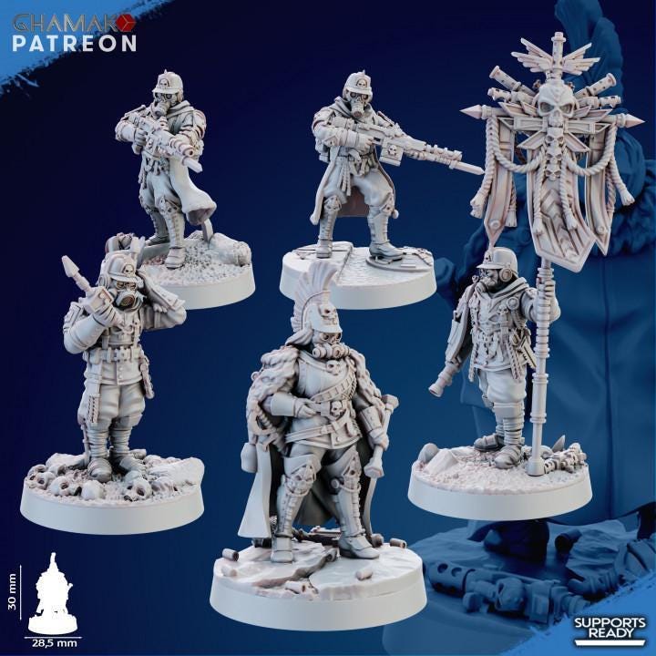 Trenchers Command Squad - GHAMAK