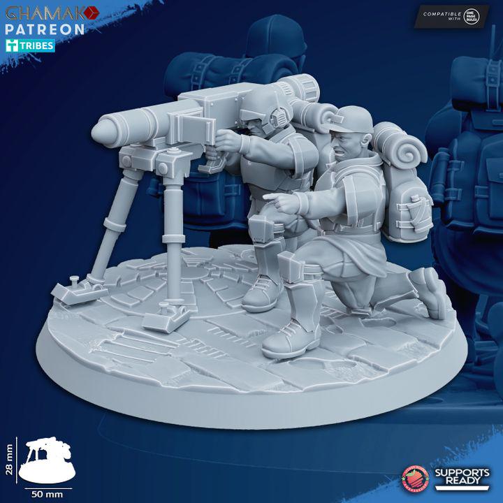 Freedom Guard Heavy Support Weapons - Full Set - Ghamak