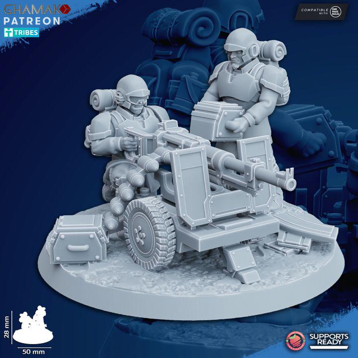 Freedom Guard Heavy Support Weapons - Full Set - Ghamak