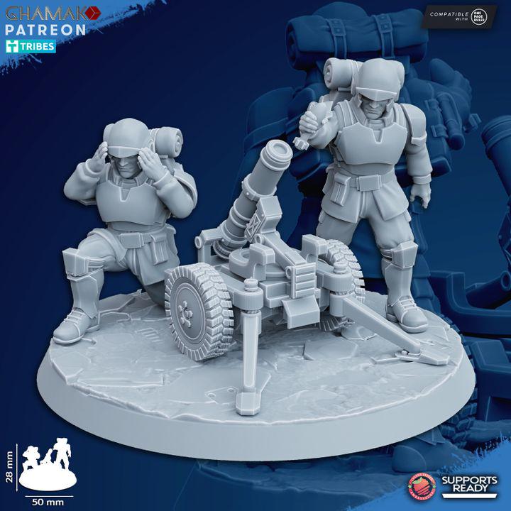 Freedom Guard Heavy Support Weapons - Full Set - Ghamak