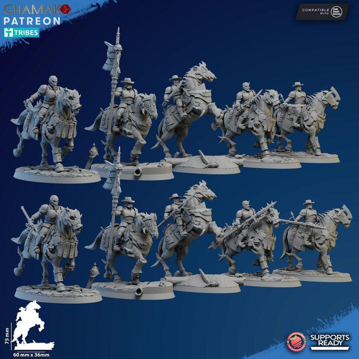 Corrupted Cavalry - Squad of 5 - GHAMAK