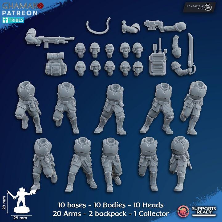 Freedom Guard Assault Team - Squad of 10 - GHAMAK