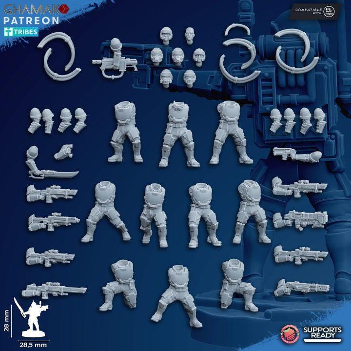Grenadiers - Squad of 10 - GHAMAK