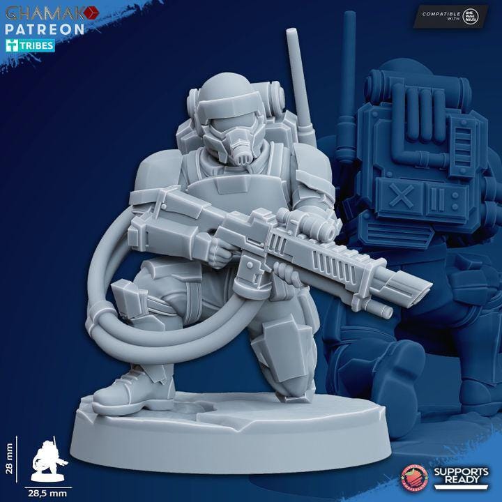 Grenadiers - Squad of 10 - GHAMAK
