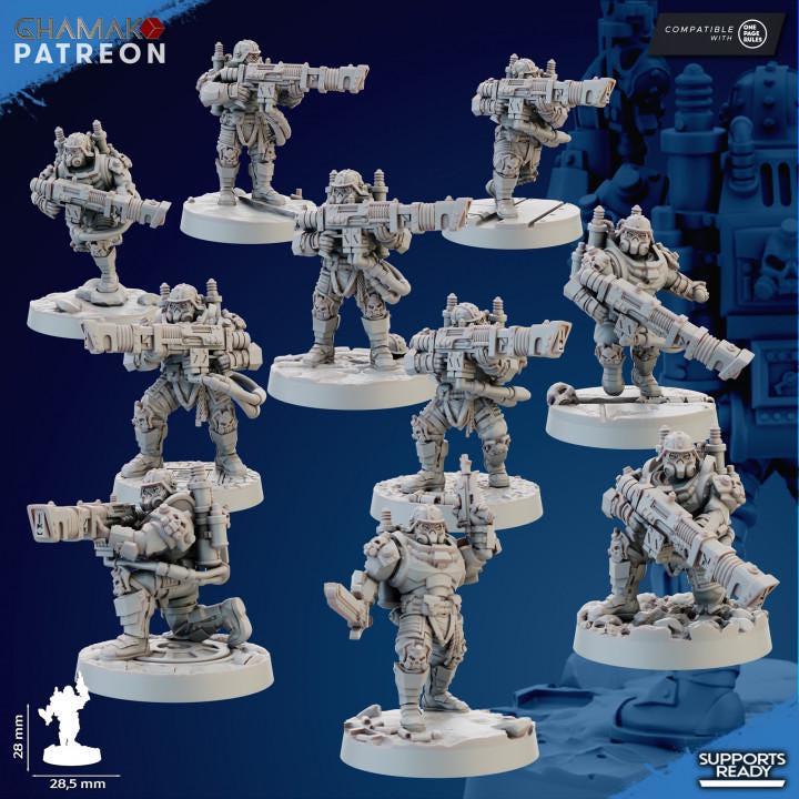Iron Krieger - Squad of 10 - GHAMAK