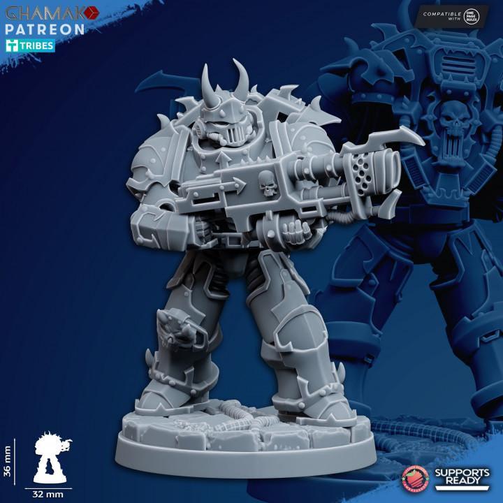 Traitor Militum  32mm resin miniature squad by Ghamak
