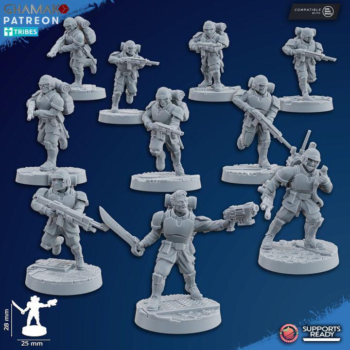 Freedom Guard Assault Team - Squad of 10 - GHAMAK