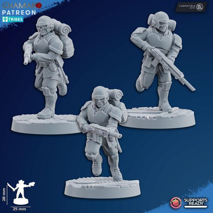 Freedom Guard Assault Team - Squad of 10 - GHAMAK