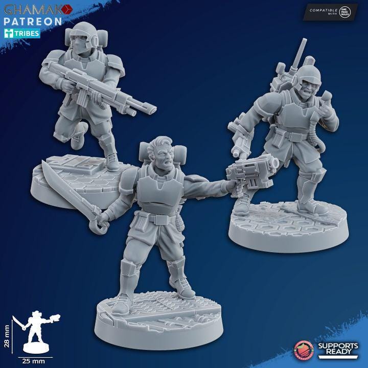 Freedom Guard Assault Team - Squad of 10 - GHAMAK