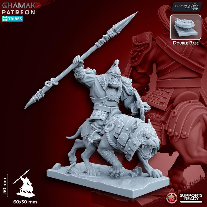 Grey Orc Warg Riders - Ghamak
