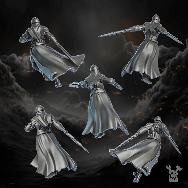 Unrepentants - 5 Monopose Models - Order of Repentance - DakkaDakka