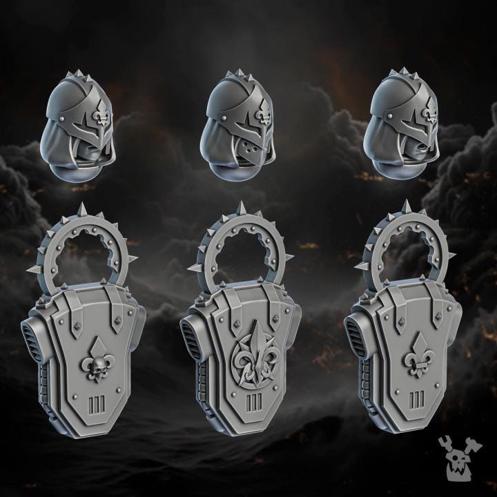 Sisters of Redemption (build-kit) - Squad of 5 - Order of Repentance - DakkaDakka